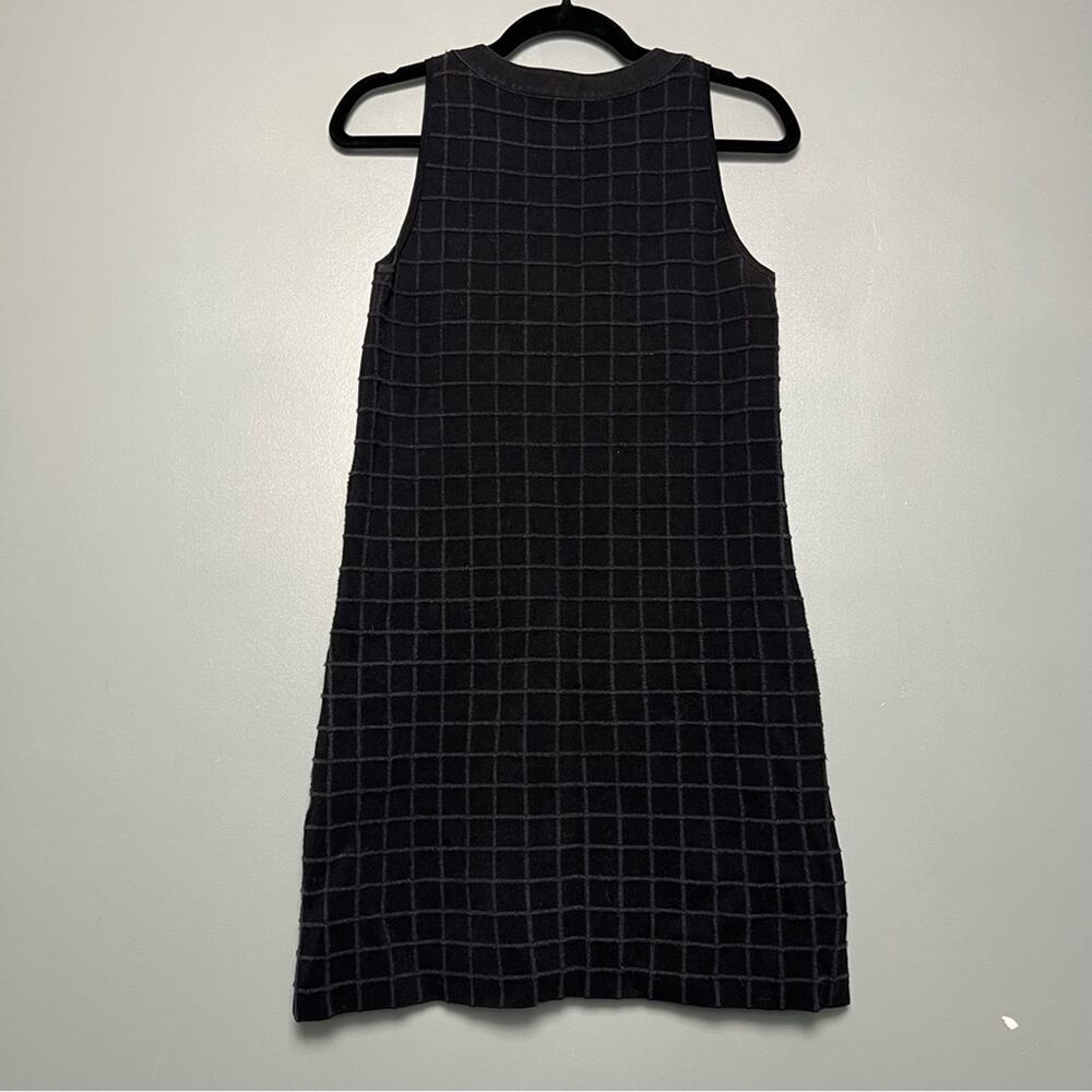 Maje Rassimy Sleeveless Knit Mini Dress Black Preppy Academia Womens Size S - Picture 3 of 11